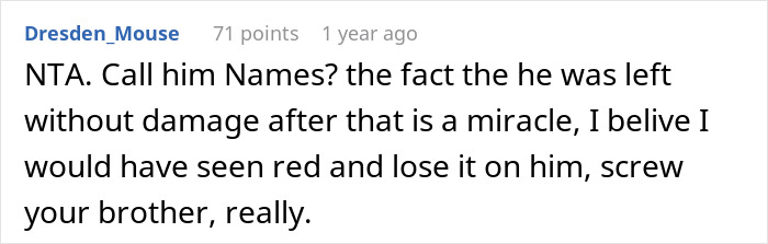 “Inconsiderate, Insecure, Pompous”: Brother's Thoughtless Gift Leads To Showdown At Dinner “Inconsiderate, Insecure, Pompous”: Brother's Thoughtless Gift Leads To Showdown At Dinner