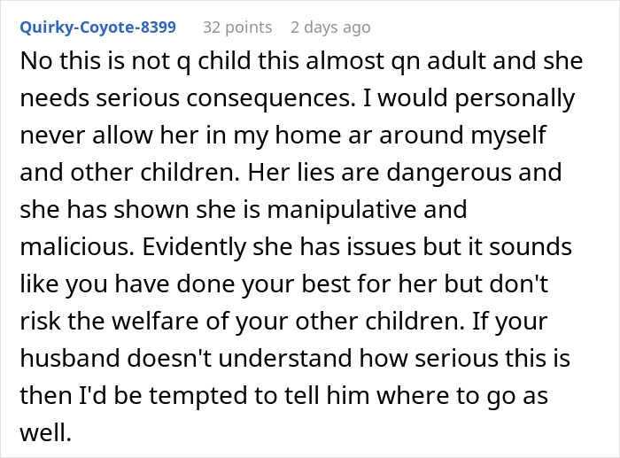 Woman Can’t Take Stepdaughter’s Behavior Anymore, Kicks Her Out And Separates From Husband Woman Can’t Take Stepdaughter’s Behavior Anymore, Kicks Her Out And Separates From Husband