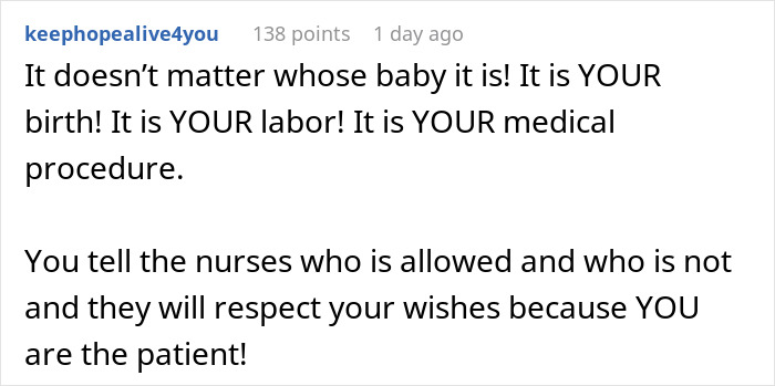 Man Explodes At Pregnant Wife After She Says Her Toxic MIL Won’t Be Allowed In The Delivery Room Man Explodes At Pregnant Wife After She Says Her Toxic MIL Won’t Be Allowed In The Delivery Room