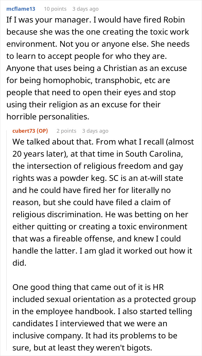 Woman’s Scheme To Get Manager Fired After Discovering He’s Gay Backfires Spectacularly Woman’s Scheme To Get Manager Fired After Discovering He’s Gay Backfires Spectacularly