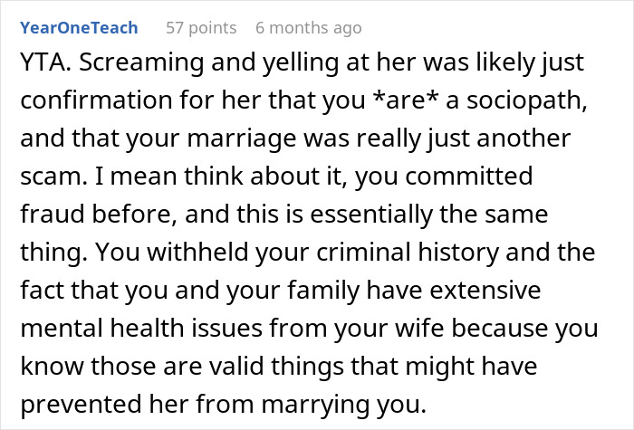 Man Screams At Wife After She Realizes His Secret Led To Their Kid's Sociopathic Actions Man Screams At Wife After She Realizes His Secret Led To Their Kid's Sociopathic Actions