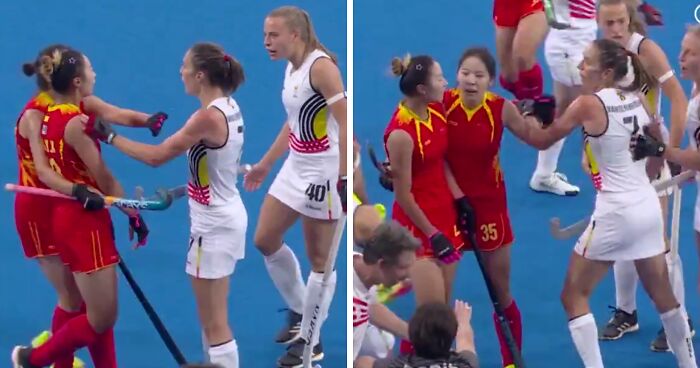 Fans Say “China Had To Be Disqualified” After Mass Brawl Erupts On Olympic Hockey Field