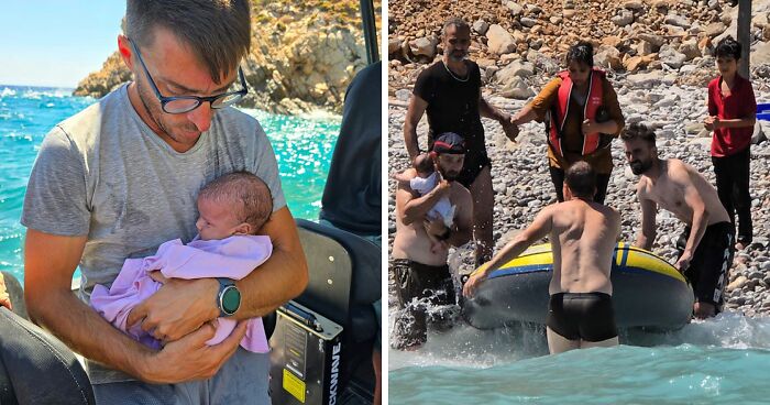 50-Day-Old Baby Rescued After Being Stranded On Greek Island For Three Days