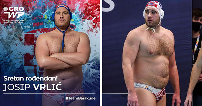 Olympics Fans Marvel At The “Dad Bod” Of Croatian Water Polo Star Josip Vrlic