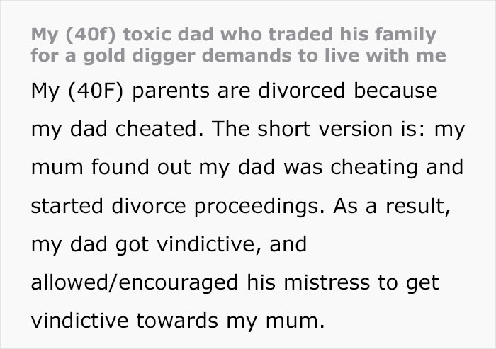 Entitled Man’s House Takeover Attempt Ends In Police Call As Daughter Refuses To Help Him Entitled Man’s House Takeover Attempt Ends In Police Call As Daughter Refuses To Help Him