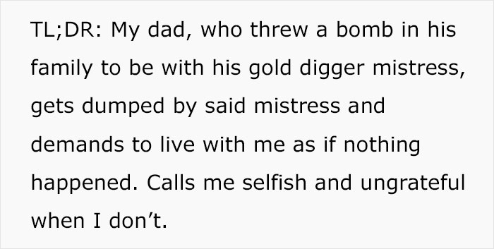 Entitled Man’s House Takeover Attempt Ends In Police Call As Daughter Refuses To Help Him Entitled Man’s House Takeover Attempt Ends In Police Call As Daughter Refuses To Help Him