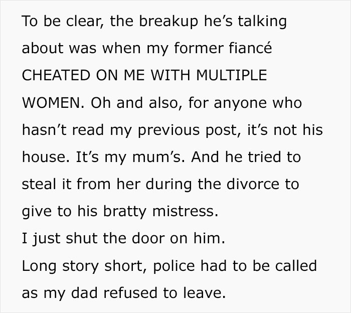 Entitled Man’s House Takeover Attempt Ends In Police Call As Daughter Refuses To Help Him Entitled Man’s House Takeover Attempt Ends In Police Call As Daughter Refuses To Help Him