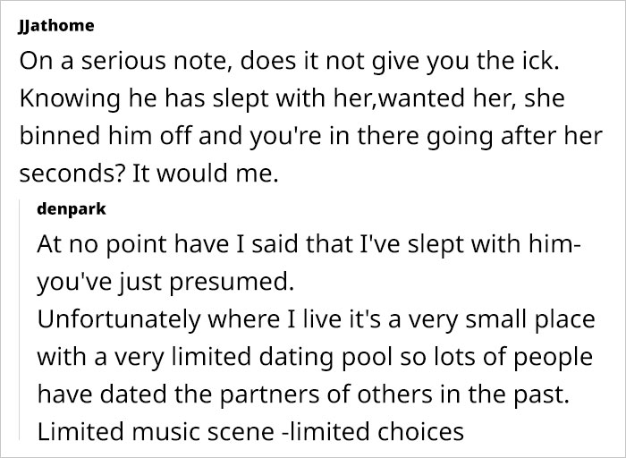 Woman Can't Figure Out What To Do After Friend's Ex Says He Wants To Date Her, Seeks Advice Woman Can't Figure Out What To Do After Friend's Ex Says He Wants To Date Her, Seeks Advice