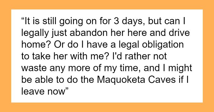 Man Drives Date To Other State For Event, She Hooks Up With Other Guy But Expects To Be Driven Back
