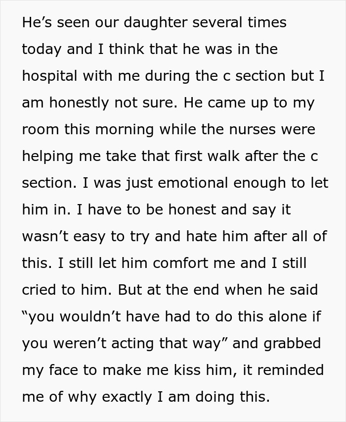 Woman Is Planning To Run From Her Husband Immediately After Giving Birth As He Showed His Real Face Woman Is Planning To Run From Her Husband Immediately After Giving Birth As He Showed His Real Face