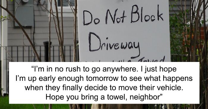 Neighbor Leaves Car Blocking Person’s Driveway, They Stand Back And Let Nature Take Revenge