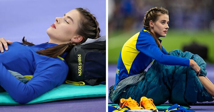 Yaroslava Mahuchikh’s Bizarre Relaxation Technique Stuns Olympic Viewers