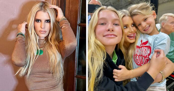 Jessica Simpson Mom-Shamed For “Weird Pose” With Daughters: “Stop With The Stupid Faces!”