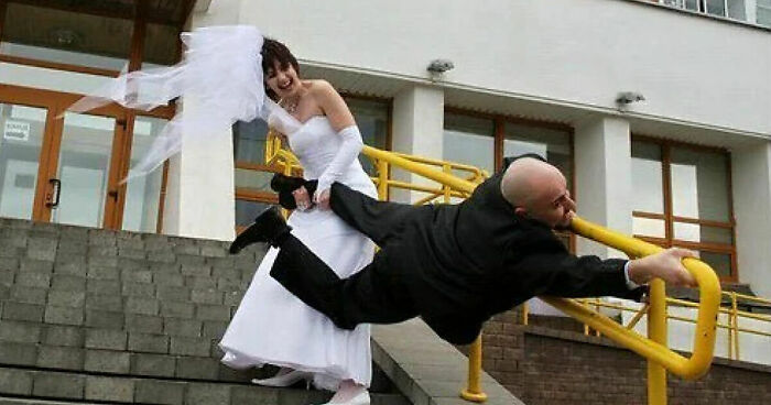 Hey Pandas, Share The Funniest Pics From Your Wedding (Closed)