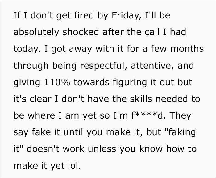 Overconfident Guy Lies His Way Into A High-Paying VP Role, Realizes He’s Screwed Overconfident Guy Lies His Way Into A High-Paying VP Role, Realizes He’s Screwed