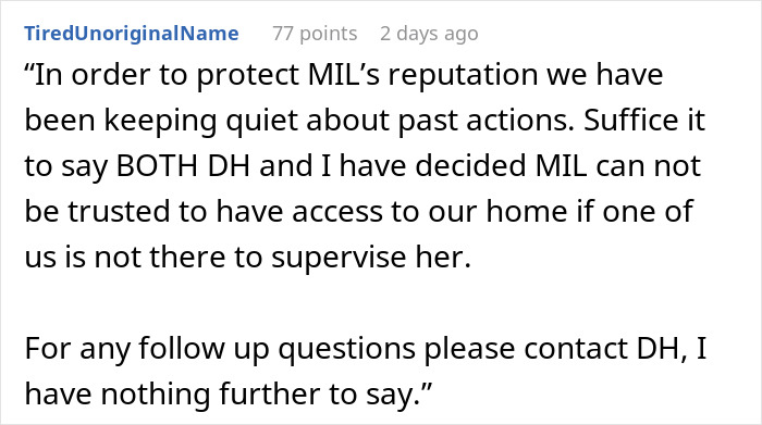 “MIL Who Admitted She Hasn’t Showered In Weeks Is Upset I Won’t Let Her Use Our Pool” “MIL Who Admitted She Hasn’t Showered In Weeks Is Upset I Won’t Let Her Use Our Pool”