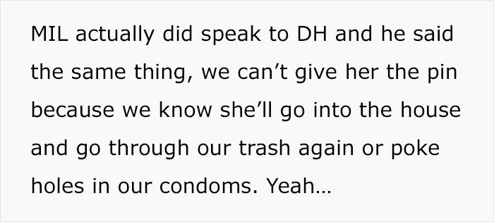 “MIL Who Admitted She Hasn’t Showered In Weeks Is Upset I Won’t Let Her Use Our Pool” “MIL Who Admitted She Hasn’t Showered In Weeks Is Upset I Won’t Let Her Use Our Pool”