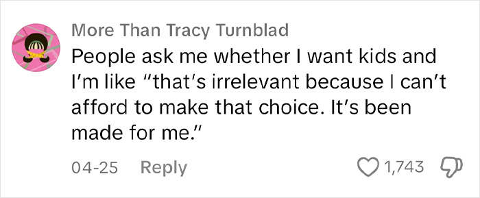Person Says Millennials Can't Afford Kids As Government Treats Them Like Livestock, Goes Viral Person Says Millennials Can't Afford Kids As Government Treats Them Like Livestock, Goes Viral