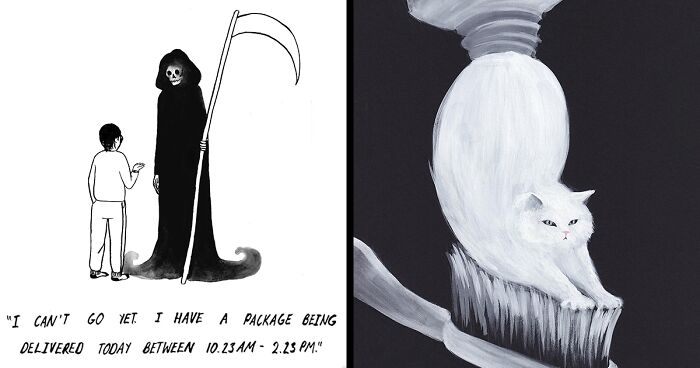 34 Relatable Minimalistic Cartoons By Natalya Lobanova (New Pics)