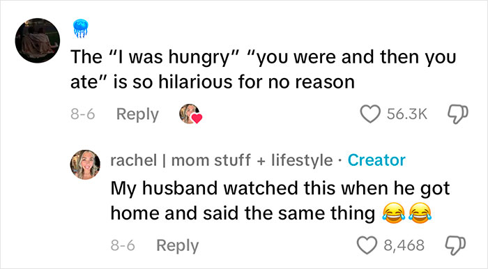 Mom Stands Her Ground As Hungry Toddler Tries To Steal Her Lunch, But She Refuses To Share Mom Stands Her Ground As Hungry Toddler Tries To Steal Her Lunch, But She Refuses To Share