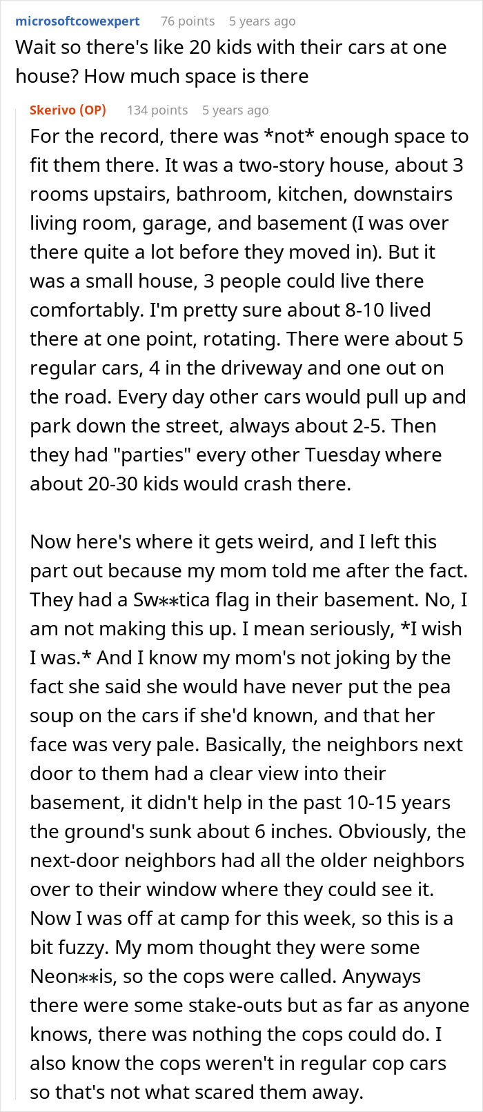 New Neighbors Disregard Requests, Woman Puts Rotten Soup In Their Cars New Neighbors Disregard Requests, Woman Puts Rotten Soup In Their Cars