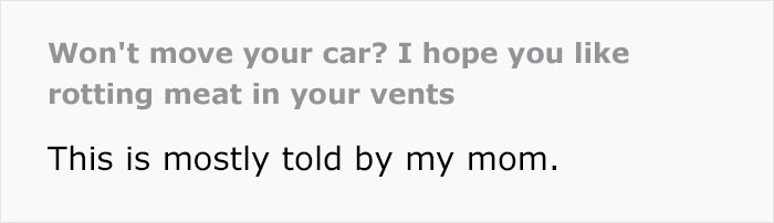 New Neighbors Disregard Requests, Woman Puts Rotten Soup In Their Cars New Neighbors Disregard Requests, Woman Puts Rotten Soup In Their Cars