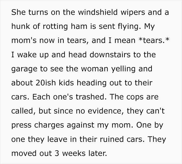 New Neighbors Disregard Requests, Woman Puts Rotten Soup In Their Cars New Neighbors Disregard Requests, Woman Puts Rotten Soup In Their Cars