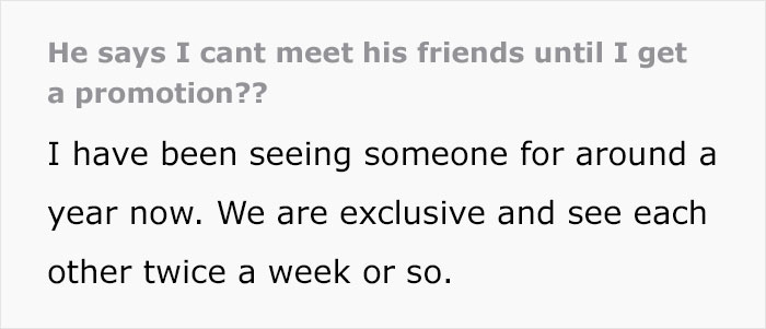 Woman Finds Out Why BF Doesn’t Want To Introduce Her To His Friends, Considers Ending Everything Woman Finds Out Why BF Doesn’t Want To Introduce Her To His Friends, Considers Ending Everything