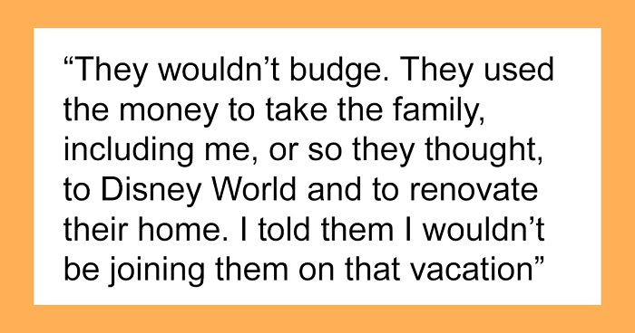 College Fund Wasted On Disney Trip Sparks Kid’s Quiet Rebellion, Parents Face It Years Later