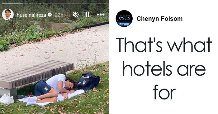 “Inexcusable”: Viral Swimmer Spotted Sleeping In Park Amid Olympic Village Controversy