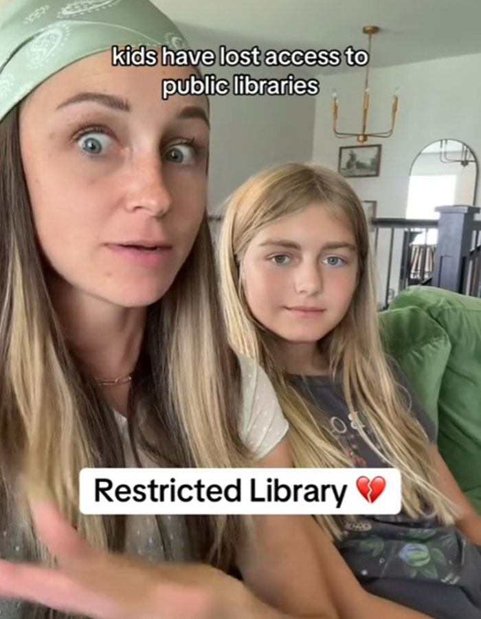 "My Heart Broke": Mom Has Her Kids Barred From Entering Library Due To New Bill "My Heart Broke": Mom Has Her Kids Barred From Entering Library Due To New Bill