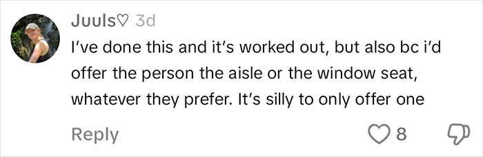 Woman Forced Out Of Her Airplane Seat After Couple Follows New “Hack,” Calls It Out Online Woman Forced Out Of Her Airplane Seat After Couple Follows New “Hack,” Calls It Out Online