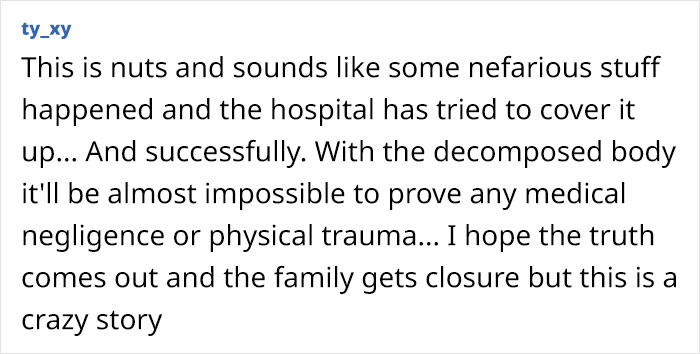 Woman Found "Discarded" In Hospital Storage A Year After Family Was Told She Checked Out Woman Found "Discarded" In Hospital Storage A Year After Family Was Told She Checked Out