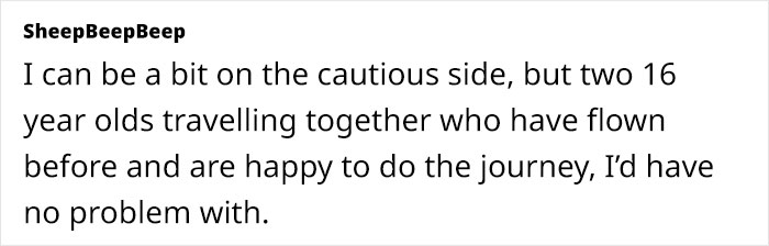 Anxious Mom Worries If It's OK To Send 16YOs To US From UK On Their Own, Seeks Advice Online Anxious Mom Worries If It's OK To Send 16YOs To US From UK On Their Own, Seeks Advice Online