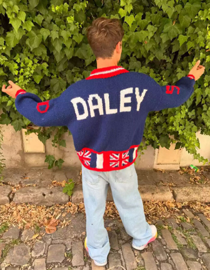 Tom Daley Finished Knitting His 2024 Paris Olympics Sweater, Days After Winning Silver In Diving Tom Daley Finished Knitting His 2024 Paris Olympics Sweater, Days After Winning Silver In Diving