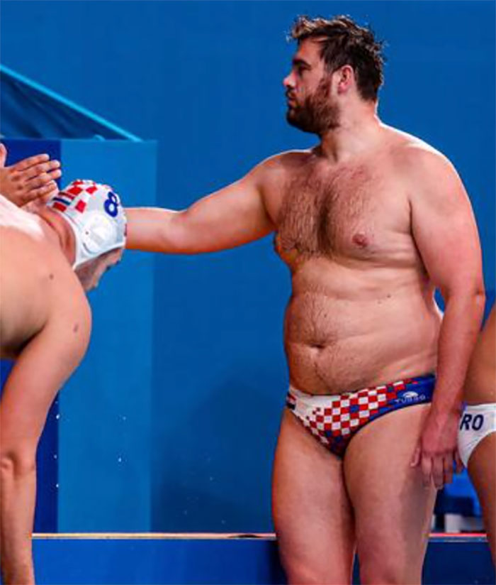 Olympics Fans Marvel At The "Dad Bod" Of Croatian Water Polo Star Josip Vrlic Olympics Fans Marvel At The "Dad Bod" Of Croatian Water Polo Star Josip Vrlic