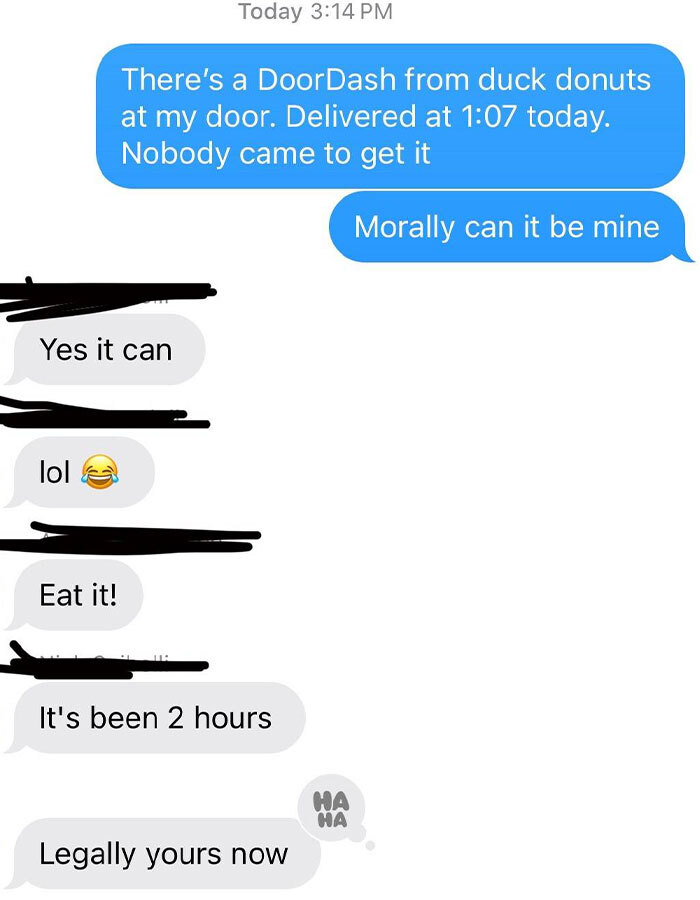 TikToker Mistakenly Eats Neighbor's DoorDash Order, Wins Hearts With Sweet Gesture TikToker Mistakenly Eats Neighbor's DoorDash Order, Wins Hearts With Sweet Gesture