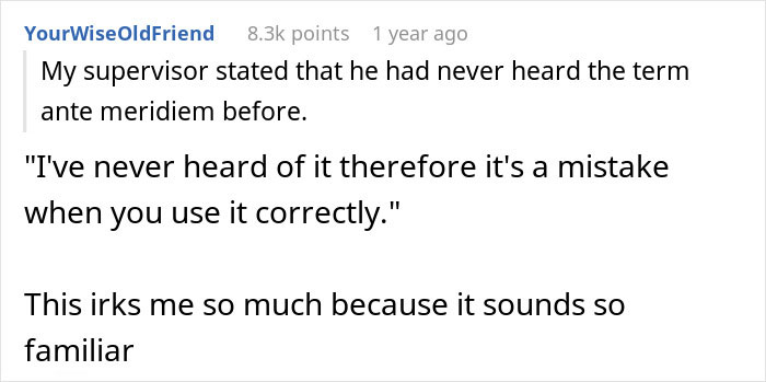 Woman Maliciously Complies With “No Abbreviations” Rule, Makes Supervisor Look Stupid Woman Maliciously Complies With “No Abbreviations” Rule, Makes Supervisor Look Stupid