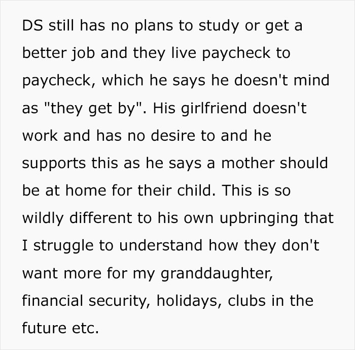 Mom Struggles To Accept Son’s Lifestyle, Thinks He’s An Underachiever Who Lives Paycheck To Paycheck Mom Struggles To Accept Son’s Lifestyle, Thinks He’s An Underachiever Who Lives Paycheck To Paycheck