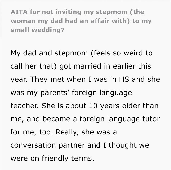 Man’s Affair Wrecks Family, Is Shocked New Wife Won’t Be Invited To Daughter’s Wedding Man’s Affair Wrecks Family, Is Shocked New Wife Won’t Be Invited To Daughter’s Wedding