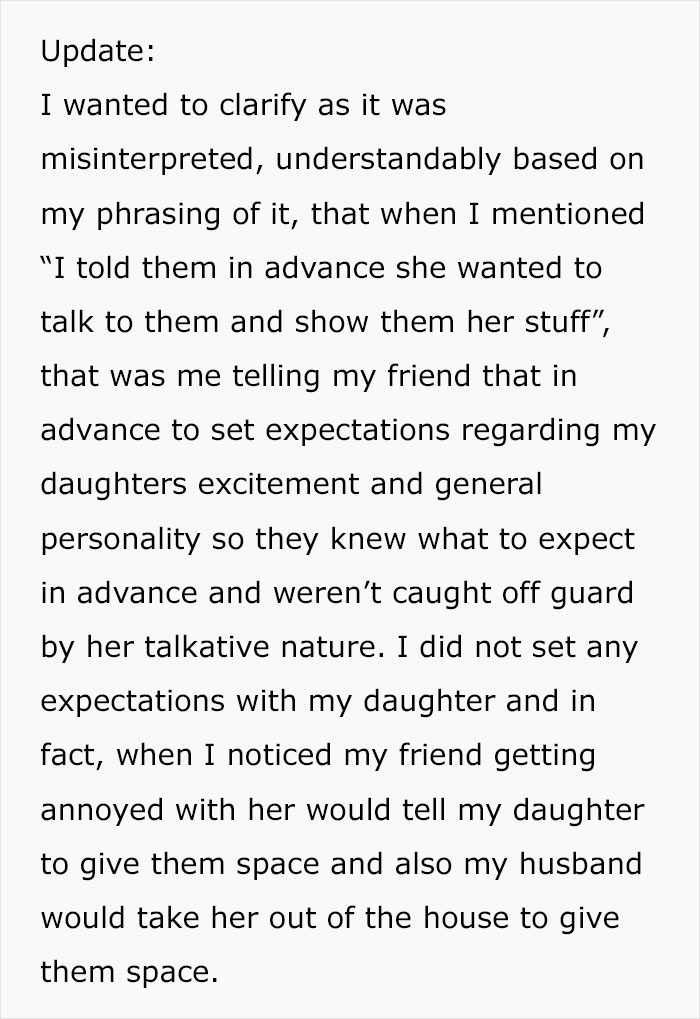 Woman Is Disappointed As Friend Stays Over For 3 Nights And Complains About Her Kid Being Annoying Woman Is Disappointed As Friend Stays Over For 3 Nights And Complains About Her Kid Being Annoying