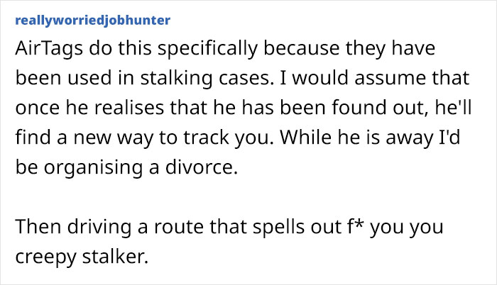 “He Doesn’t Know I Know”: Husband Leaves On A 3-Week Trip, Wife Finds A Tracker In Her Car “He Doesn’t Know I Know”: Husband Leaves On A 3-Week Trip, Wife Finds A Tracker In Her Car