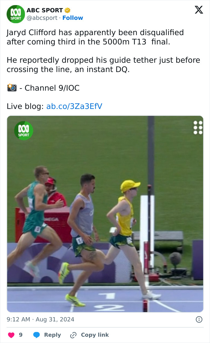 “Rules Are Too Harsh”: Blind Paralympic Runner Stripped Of Bronze Medal Due To A Technicality “Rules Are Too Harsh”: Blind Paralympic Runner Stripped Of Bronze Medal Due To A Technicality