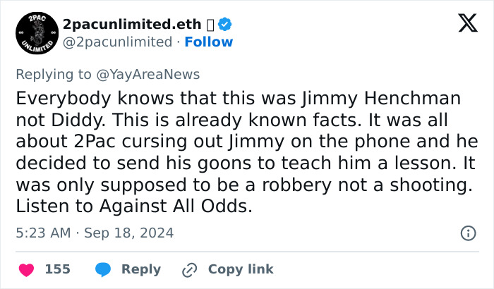 Tupac’s Resurfaced Comments About Diddy Reignite Theory He Was Behind Rapper’s Homicide Tupac’s Resurfaced Comments About Diddy Reignite Theory He Was Behind Rapper’s Homicide