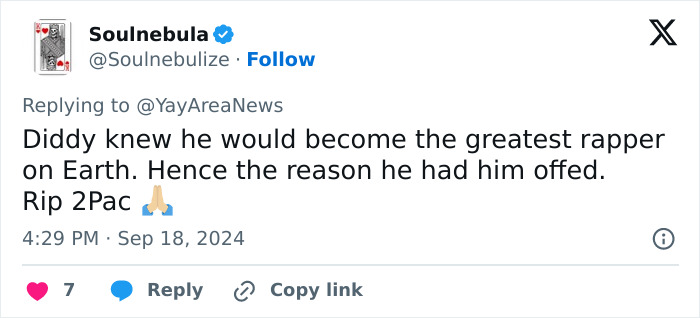 Tupac’s Resurfaced Comments About Diddy Reignite Theory He Was Behind Rapper’s Homicide Tupac’s Resurfaced Comments About Diddy Reignite Theory He Was Behind Rapper’s Homicide