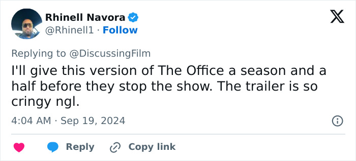 "It's So Bad": Fans Want New "The Office" Version To Be Canceled As Iconic Male Roles Go To Women "It's So Bad": Fans Want New "The Office" Version To Be Canceled As Iconic Male Roles Go To Women