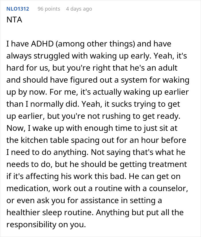 Woman Refuses To Wake BF Up In The Morning, He Almost Loses His Job Over It Woman Refuses To Wake BF Up In The Morning, He Almost Loses His Job Over It