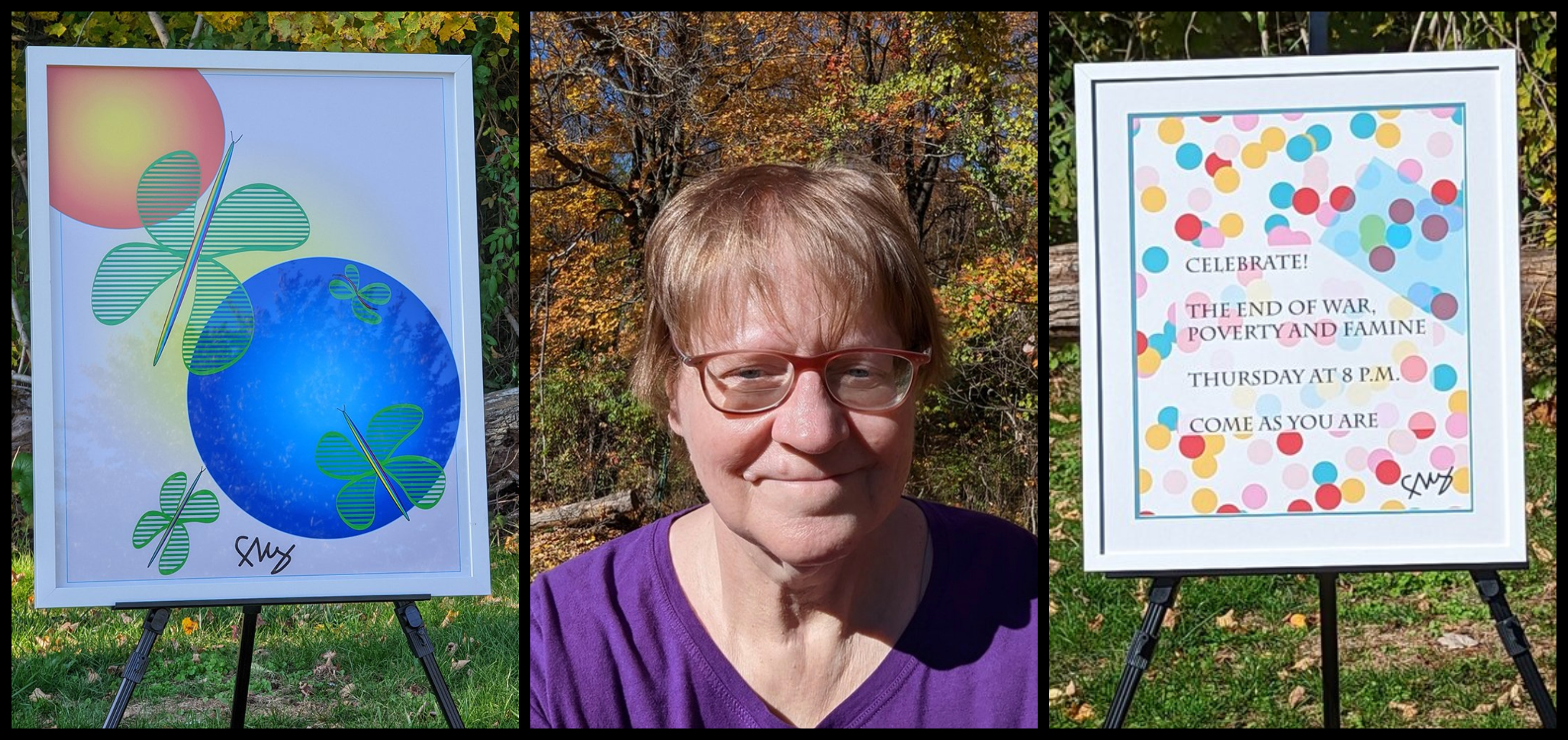 In Francie Grace’s Studio, Words And Color Converge