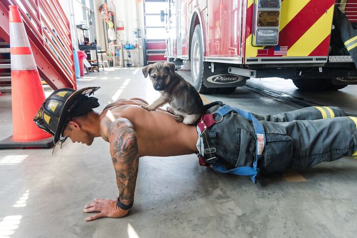 Usually Combating Fires, Once A Year These Firefighters Turn The Heat Up In The Most Adorable Way Usually Combating Fires, Once A Year These Firefighters Turn The Heat Up In The Most Adorable Way