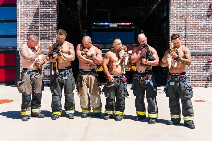 Usually Combating Fires, Once A Year These Firefighters Turn The Heat Up In The Most Adorable Way Usually Combating Fires, Once A Year These Firefighters Turn The Heat Up In The Most Adorable Way